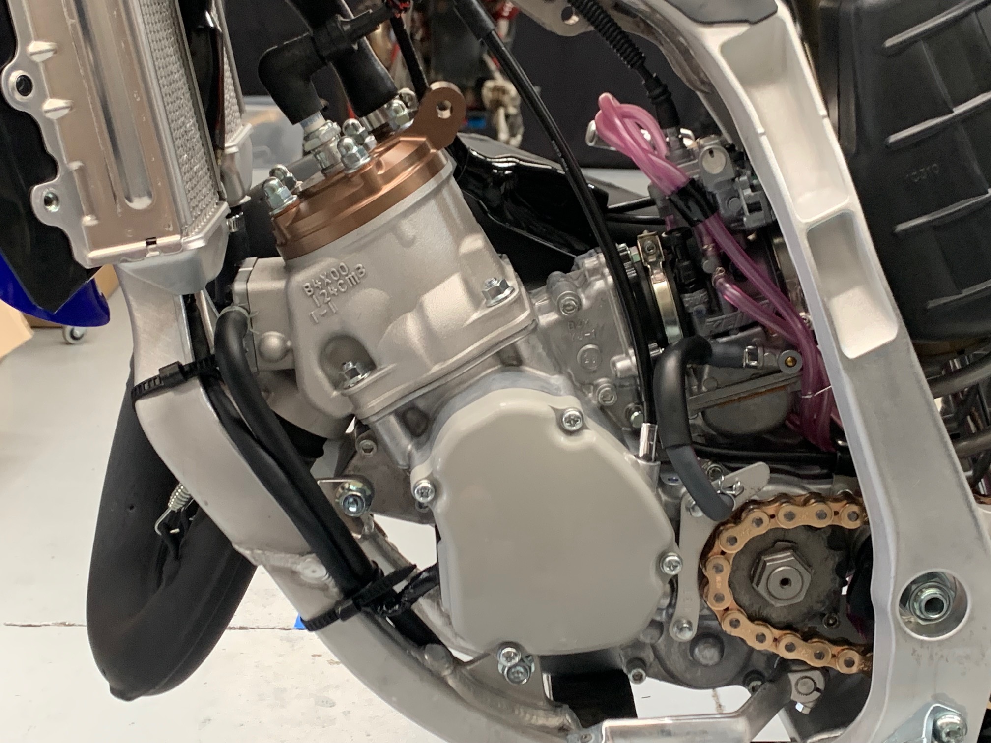 TSP Complete Billet Head — Yamaha YZ125 2022-on High Compression